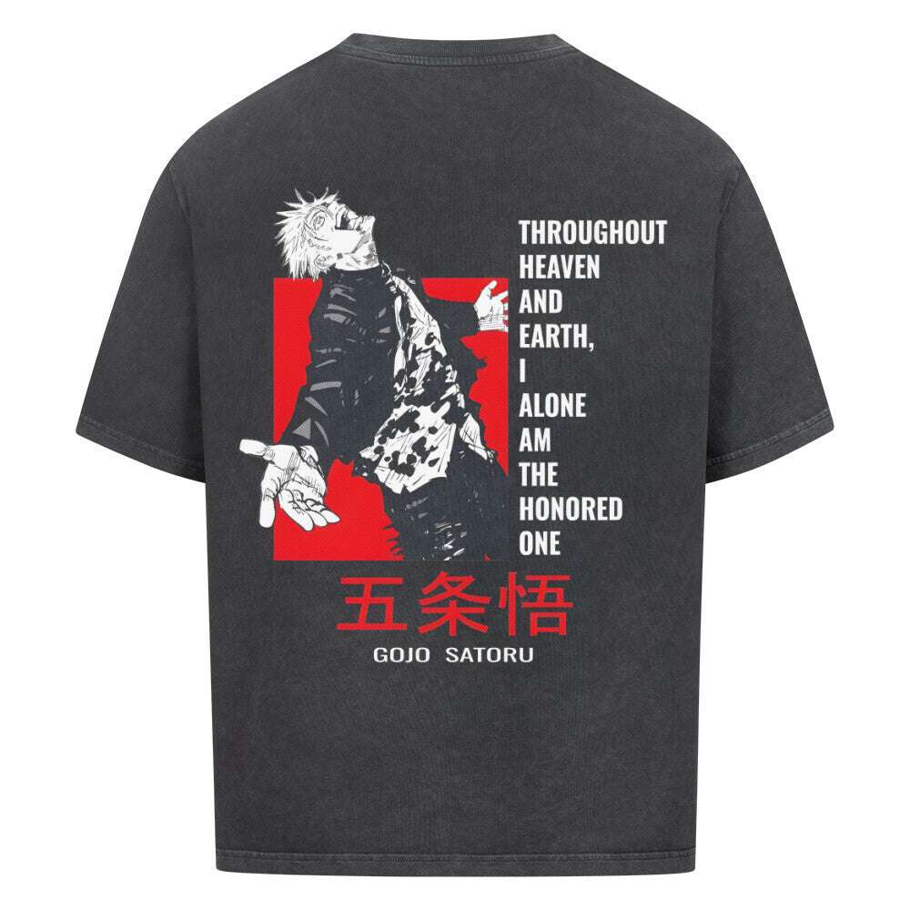 Honored One Gojo Oversized Shirt - Topdiffstore