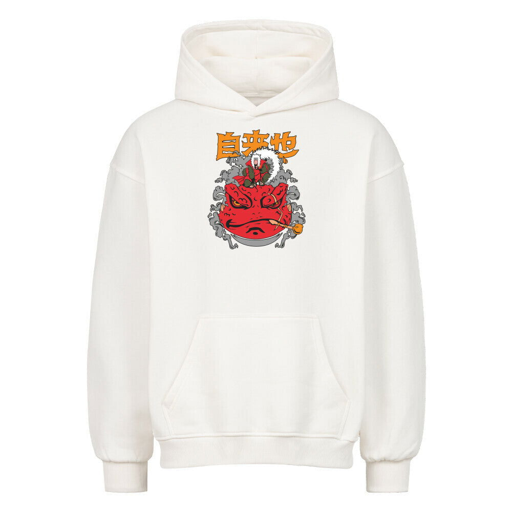 Jiraiya on Gamabunta Oversized Hoodie - Topdiffstore
