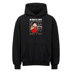 King of the Pirates Luffy Oversized Hoodie - Topdiffstore