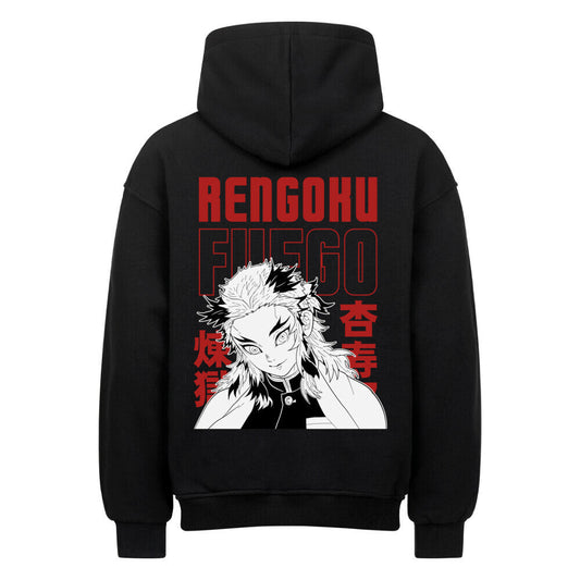 Kyojuro Rengoku Oversized Hoodie - Topdiffstore
