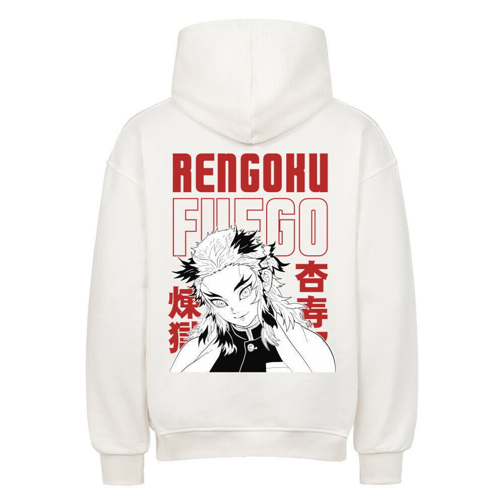 Kyojuro Rengoku Oversized Hoodie - Topdiffstore