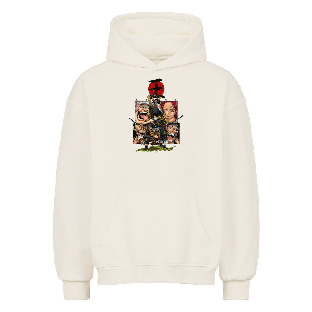 Luffy Wanted Oversized Hoodie - Topdiffstore