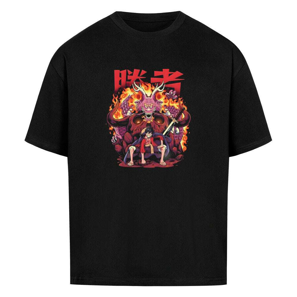 Pirate King Luffy Oversized Shirt - Topdiffstore