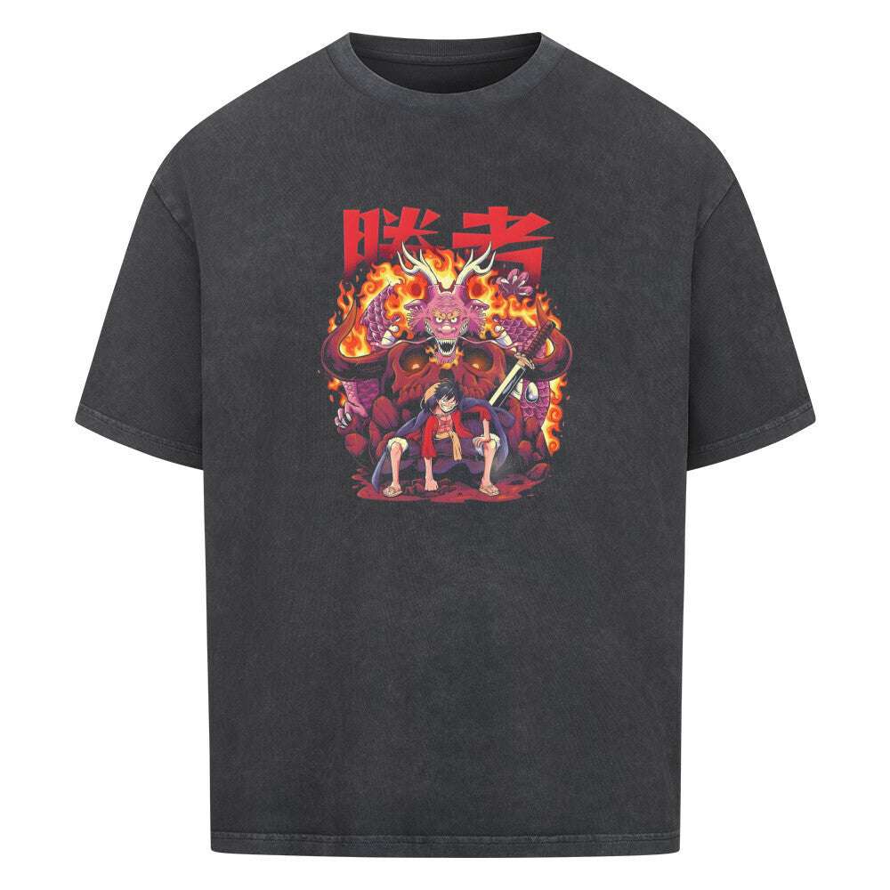 Pirate King Luffy Oversized Shirt - Topdiffstore