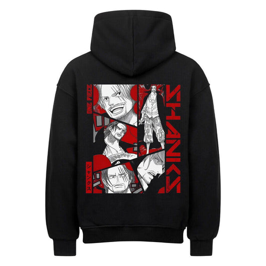Red-Haired Legend Shanks Oversized Hoodie - Topdiffstore