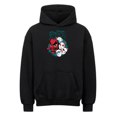 Sakonji Urokodaki & the Fox Masks Oversized Hoodie - Topdiffstore