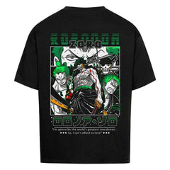 Three-Sword Style Zoro Oversized Shirt - Topdiffstore