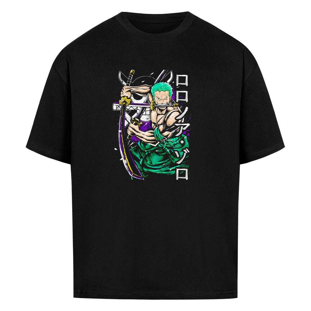 Three-Sword Style Zoro Oversized Shirt - Topdiffstore