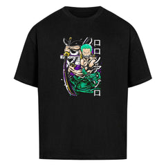 Three-Sword Style Zoro Oversized Shirt - Topdiffstore