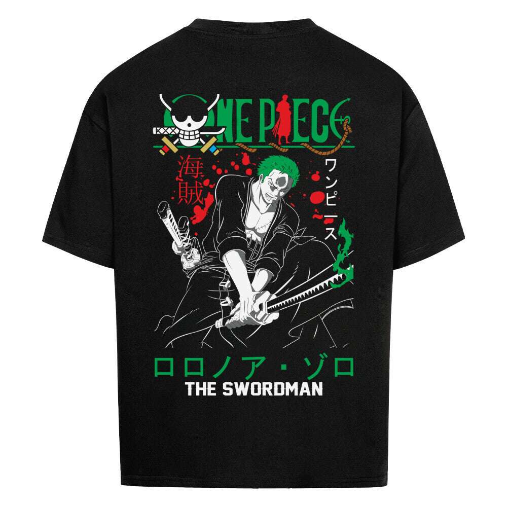 Zoro The Swordsman Oversized Shirt - Topdiffstore