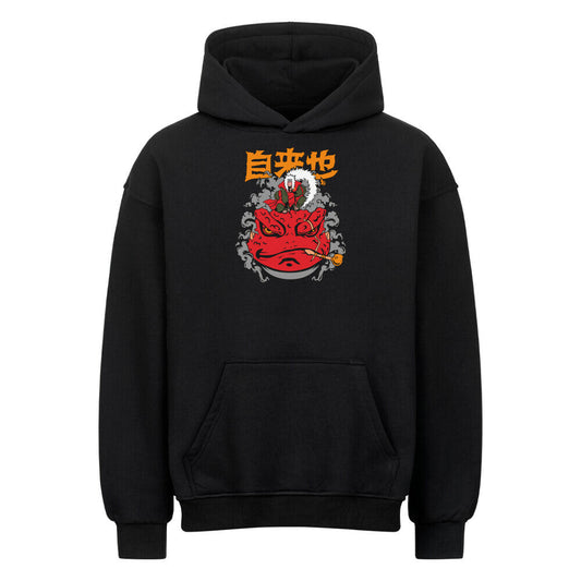 Jiraiya on Gamabunta Oversized Hoodie - Topdiffstore