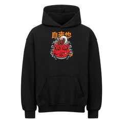 Jiraiya on Gamabunta Oversized Hoodie - Topdiffstore