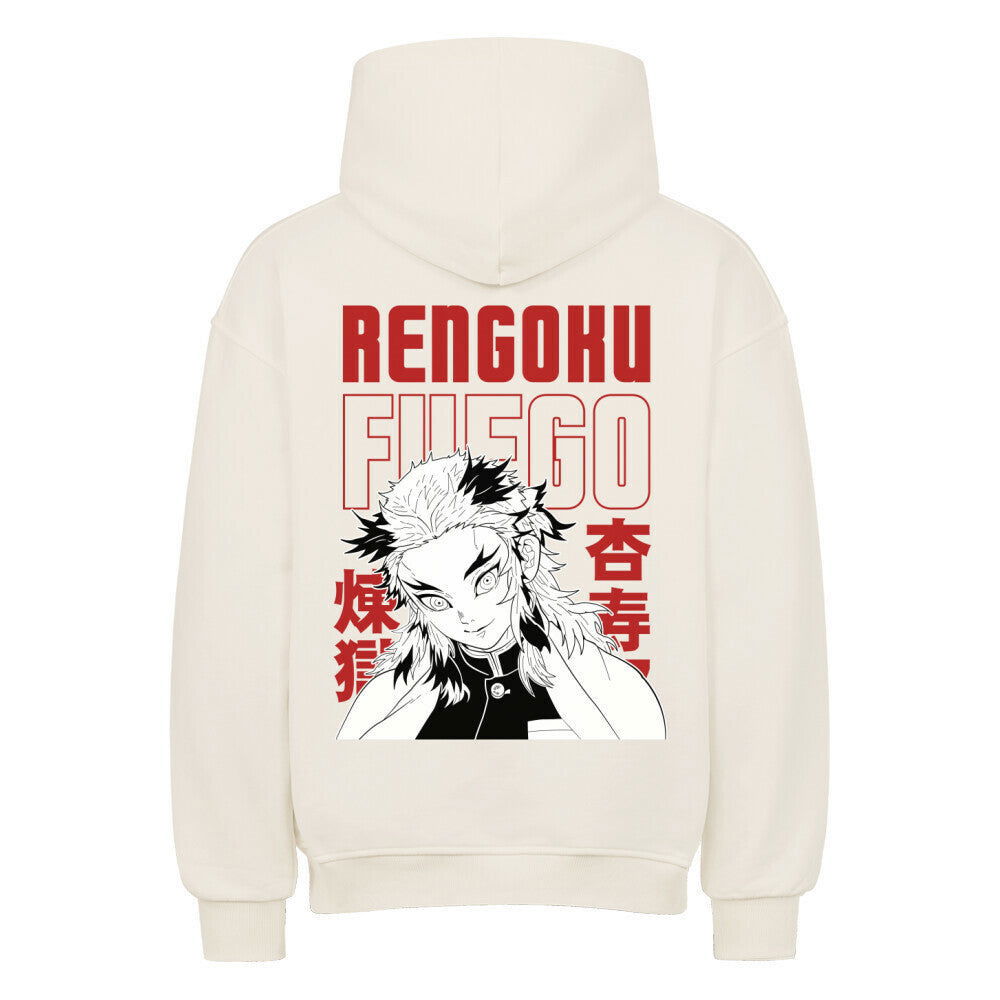 Kyojuro Rengoku Oversized Hoodie - Topdiffstore