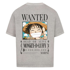 Luffy wanted Oversized Shirt - Topdiffstore