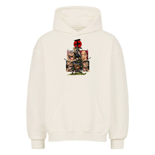 Luffy Wanted Oversized Hoodie - Topdiffstore