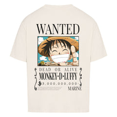 Luffy wanted Oversized Shirt - Topdiffstore