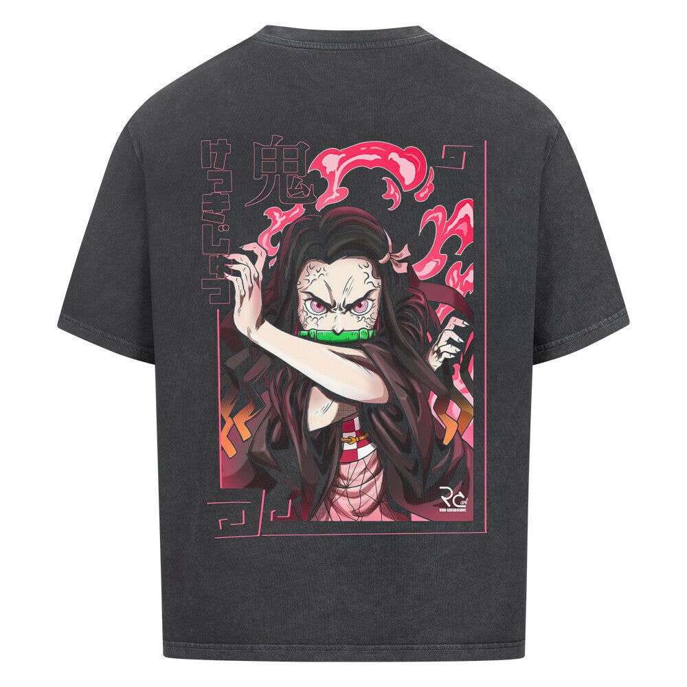 Nezuko Oversized Shirt - Topdiffstore