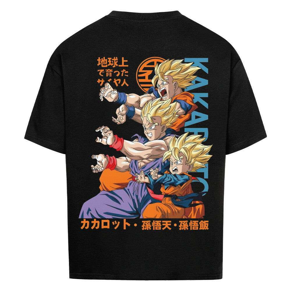 Saiyan Generations Oversized Shirt - Topdiffstore
