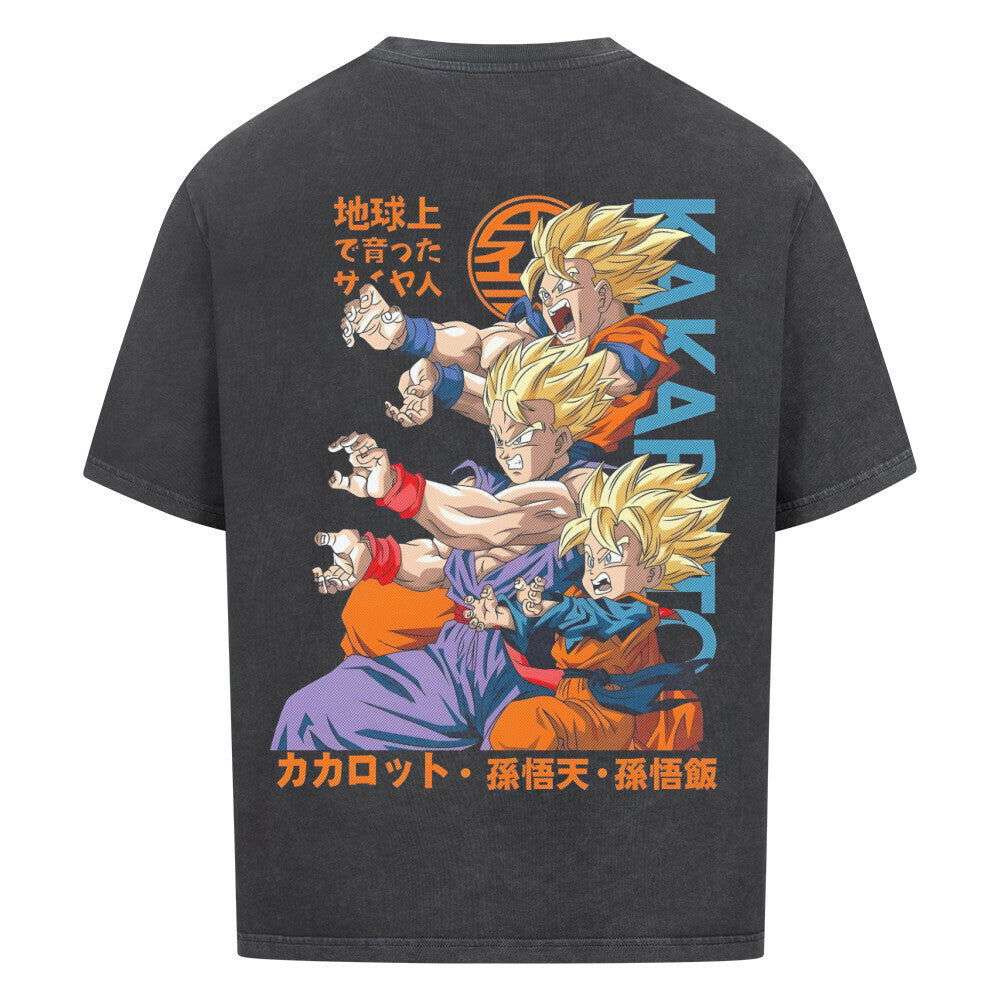Saiyan Generations Oversized Shirt - Topdiffstore