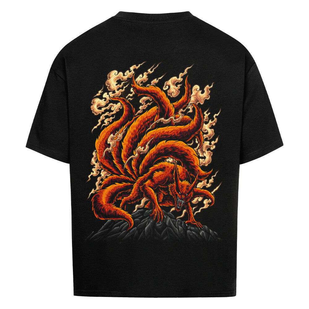 Shinobi Spirit Naruto Oversized Shirt - Topdiffstore