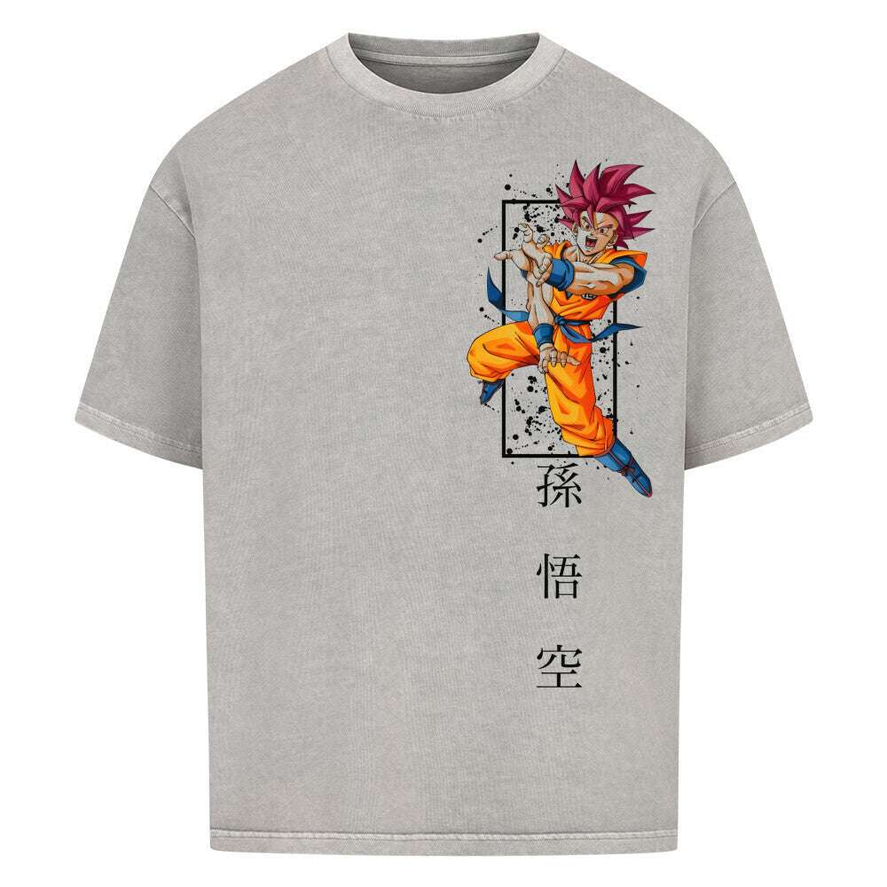 Super Saiyan Goku Oversized Shirt - Topdiffstore