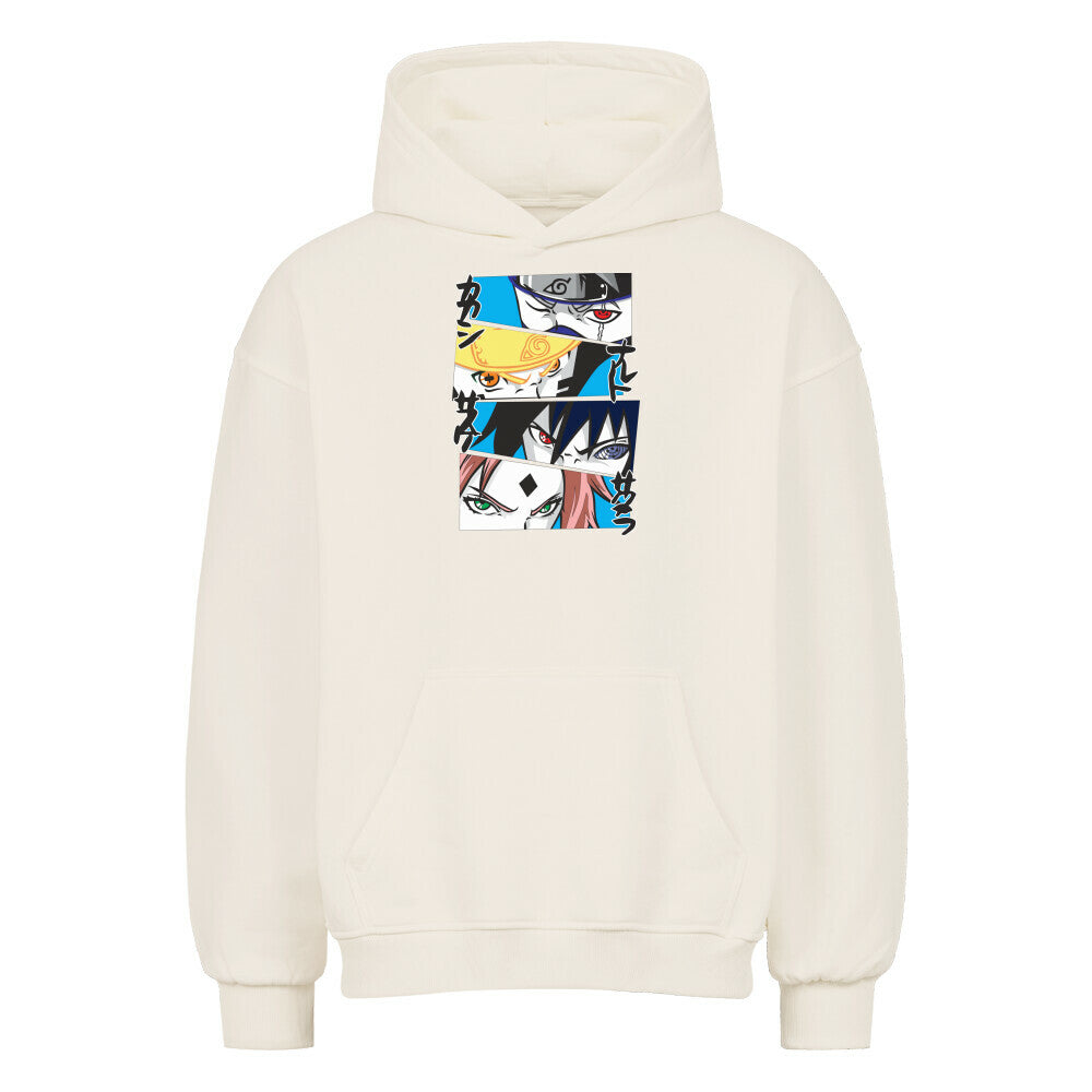 Team 7 Eyes Oversized Hoodie - Topdiffstore