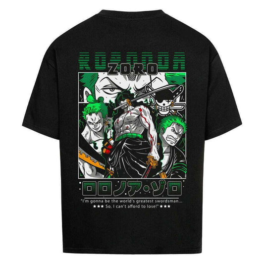 Three-Sword Style Zoro Oversized Shirt - Topdiffstore