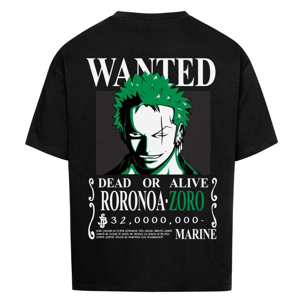 Zoro wanted Oversized Shirt - Topdiffstore