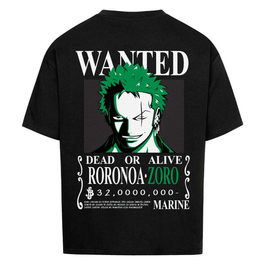 Zoro wanted Oversized Shirt - Topdiffstore