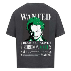 Zoro wanted Oversized Shirt - Topdiffstore