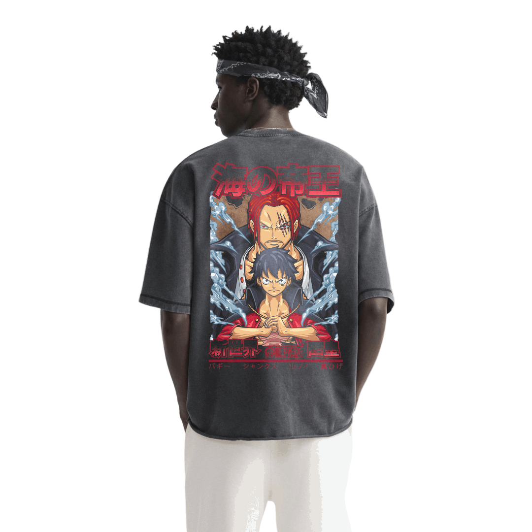 Luffy x Shanks Oversized Shirt